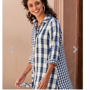 SOFT SURROUNDINGS Huntleigh Shirt Twill